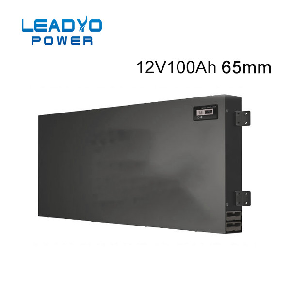 Smart RV Camper Battery 12V 100Ah Lithium Rechargeable Battery Pack