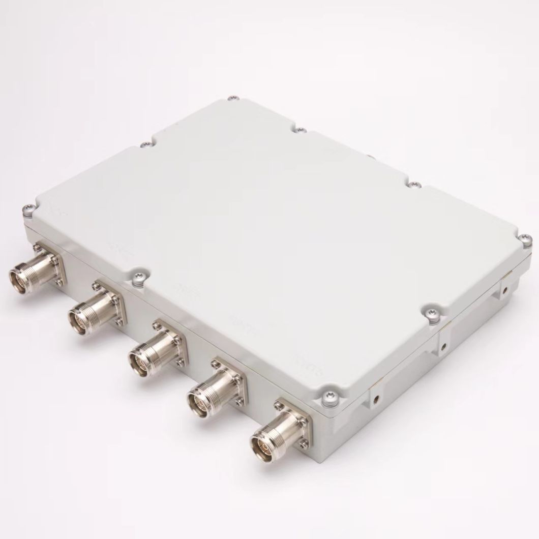 1710-2170MHz 2300-2690MHz 5-Way Multiplexer RF Quad-Band Combiner 4X1 Hybrid Combiner