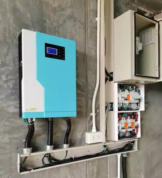 Hot Sale Solar Pump Inverter 5.5Kw 48V Plus Sine Wave 100A Mppt Controller All In One Solar Inverter Work With Batteries