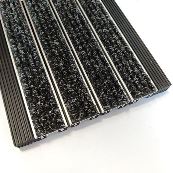 CE Commercial Aluminum Walk Off Mat High Traffic Entrance Mats 1.5mm Thick
