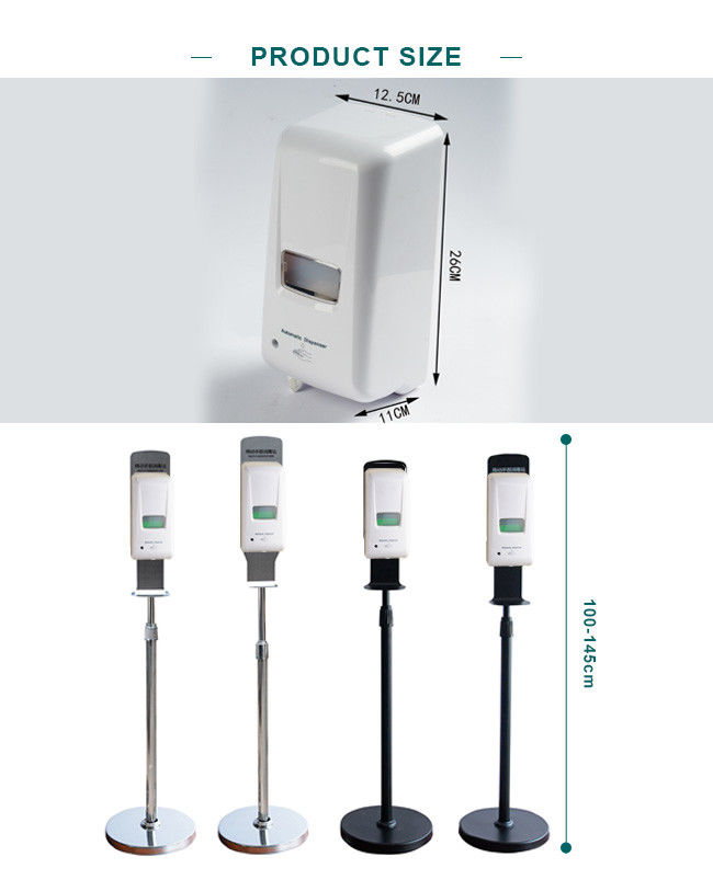 1000ml Floor Stand Touchless Sanitiser Dispenser