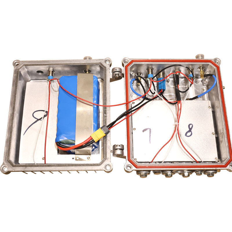 3-Band 433MHz 900MHz 1.2g 1.5g 2.4G Aluminum Stationary Drone Jammer with Built-in Fans