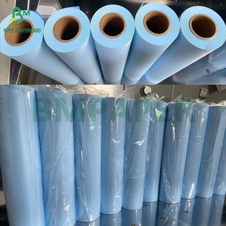 80g Blueprint Paper Rolls With Rubber Plugs A1 A0 Size 50 - 150 Yards Length