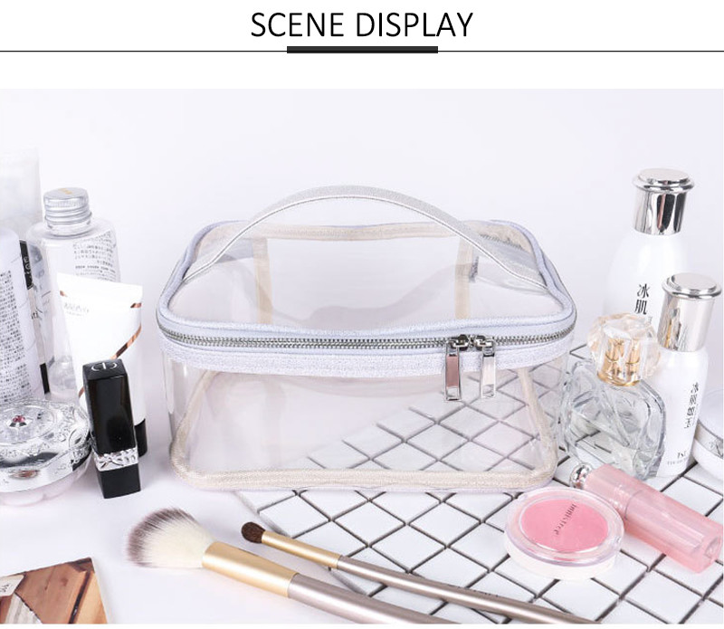 Transparent Clear PVC Makeup Organizer Cosmetic Bag