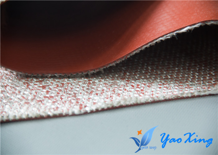 Anti - Aging Silicone Fiberglass Fabric Good Heat Insulation And Soft Surface