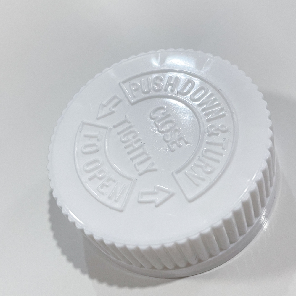 38mm Plastic Child Resistant Cap Screw Lid for Plastic Bottles Affordable