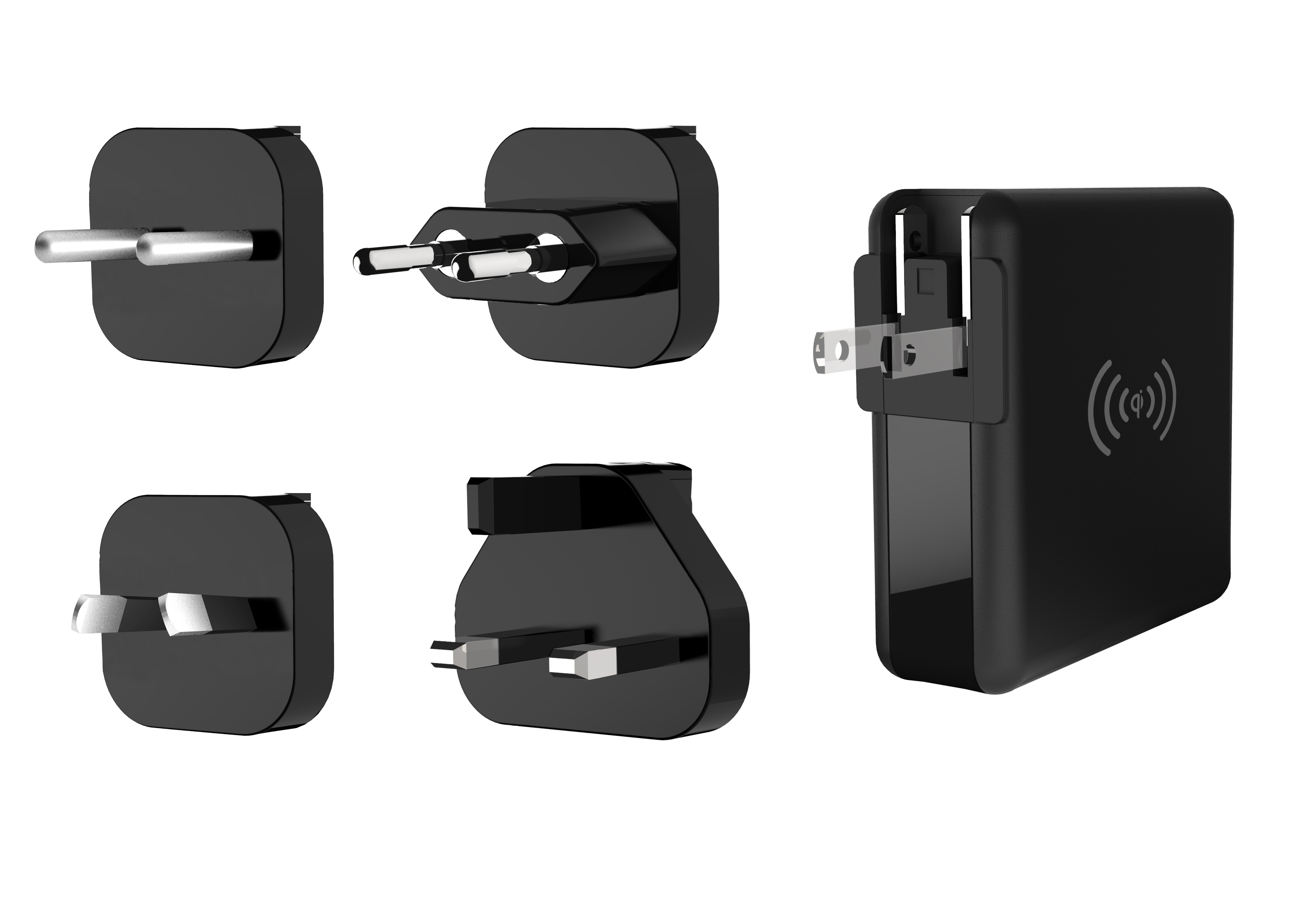 Wireless Type C USB QC 3.0 8000mAh Wall Charger Power Bank