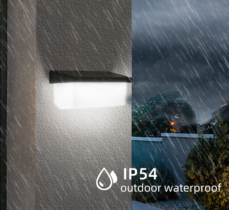 IP65 Waterproof Solar Wall Light With 40PCSX 0.2W SMD 2835 LED CRI Ra>80 Solar Sensor Wall Light Outdoor