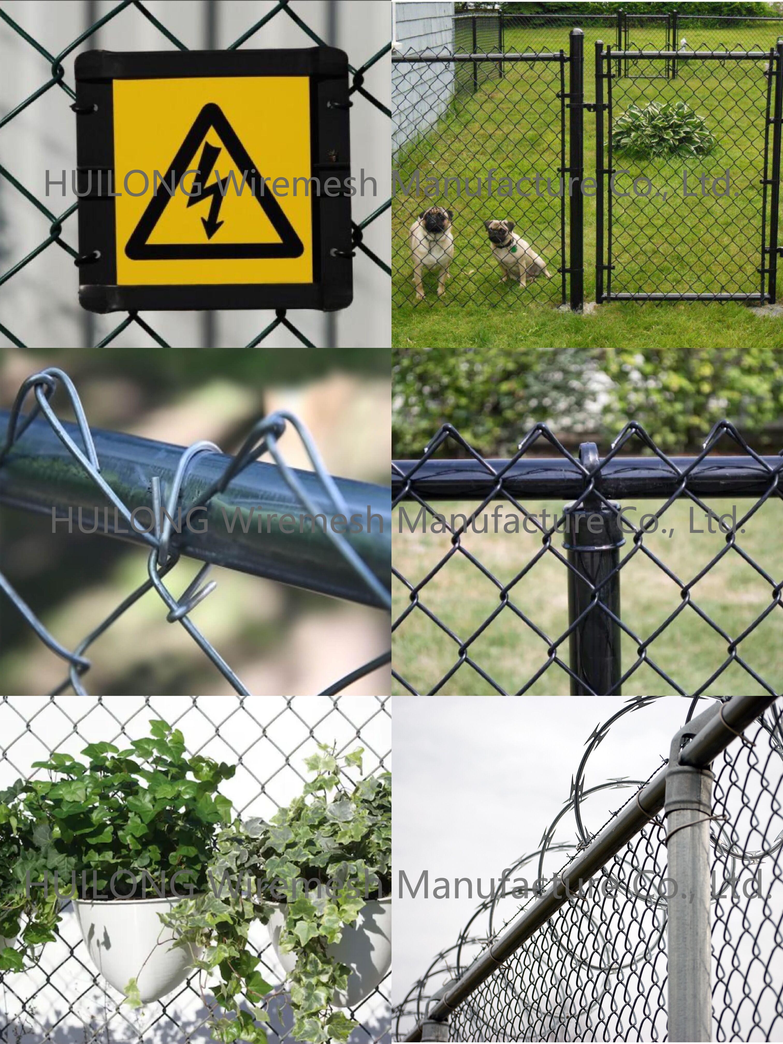 11 Gauge Chain Link Wire Fence With 2" Mesh For Baseball Field