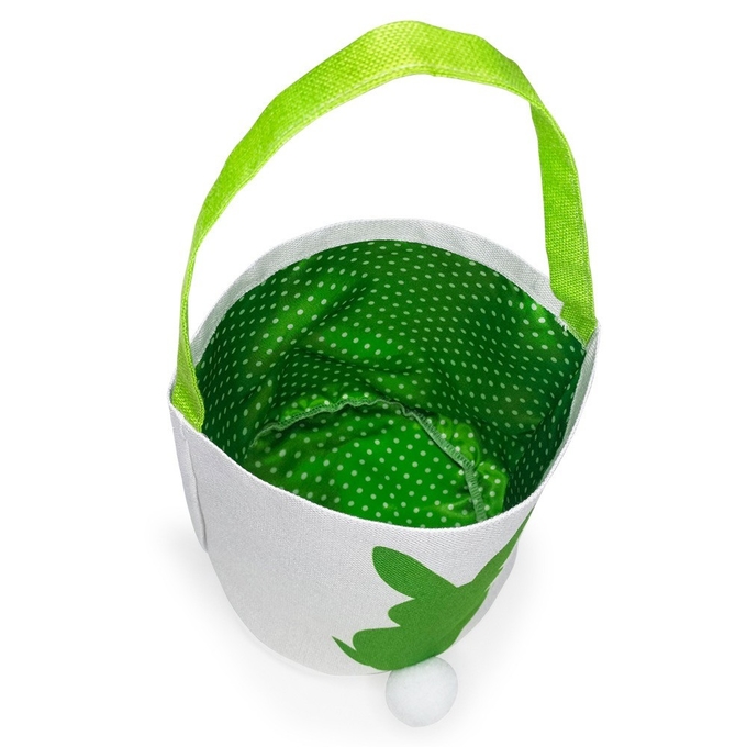 Custom Blank Linen Sublimation Easter Bunny Bag For Sublimation Photo Printing