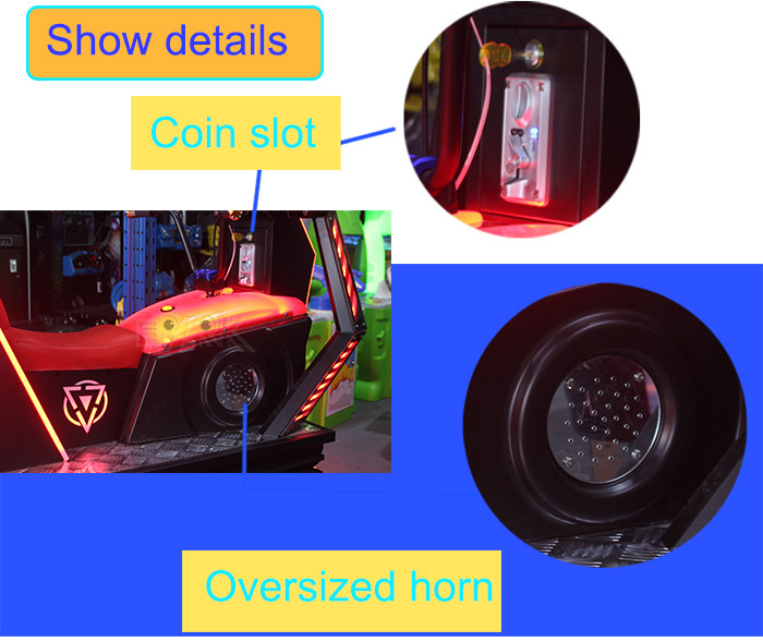 Fiberglass Kiddy Ride Machine 3d Dynamic HD Race Car Outurn Arcade Racing Machine
