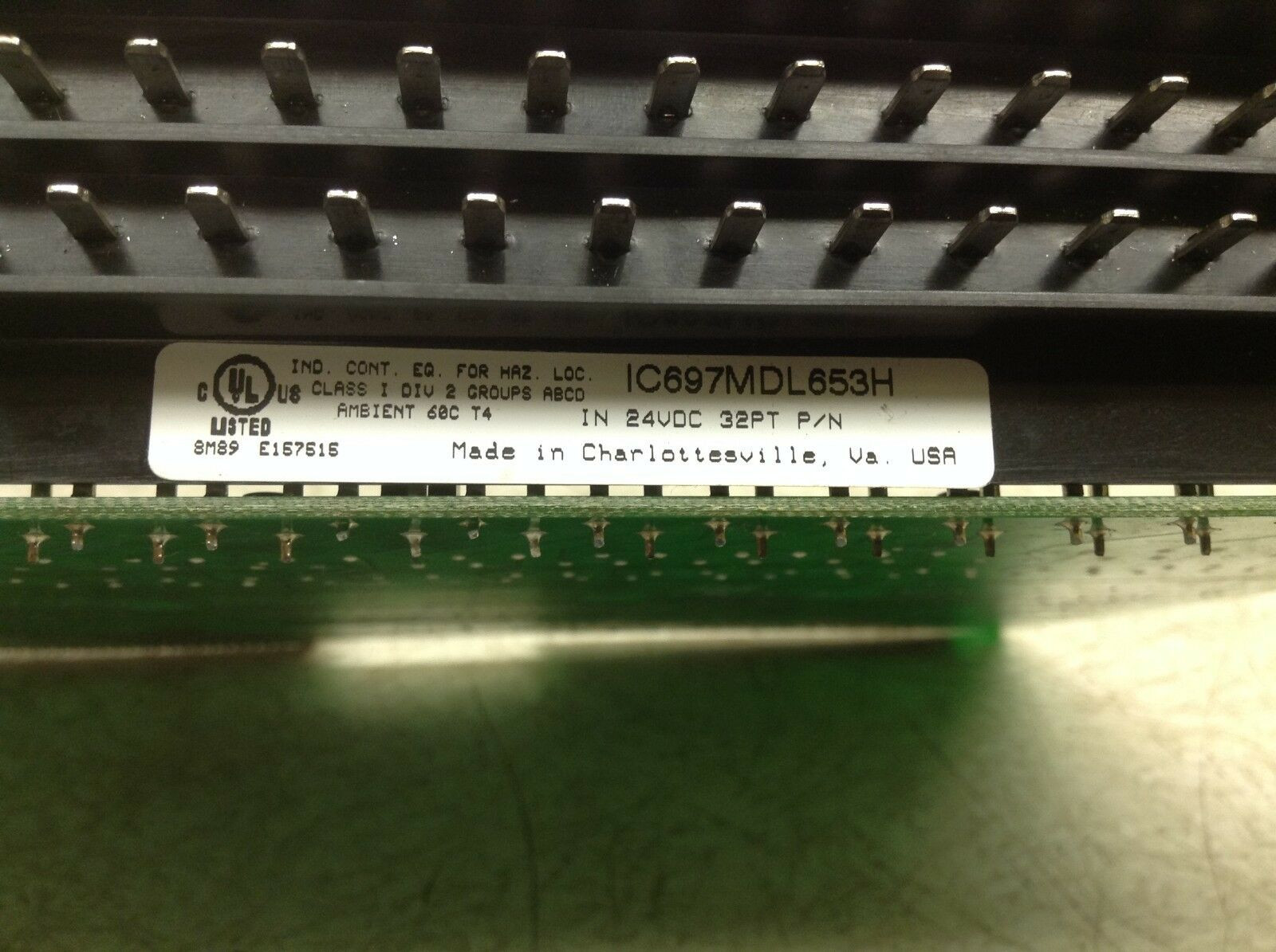 GE FANUC IC697MDL251 DISCRETE INPUT MODULE SERIES 90-70 16 POINTS 20 MS INPUT FILTER