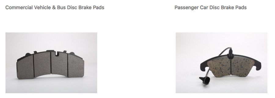 Automobile Brake Pads Adopt IATF16949 / ISO9001 Certification