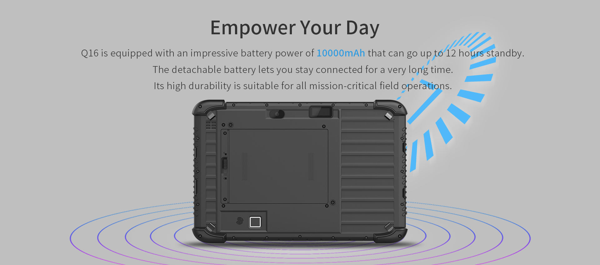 10" Industrial Android 10 Rugged Handheld Tablet PC with 4g Network and Optional Fingerprint