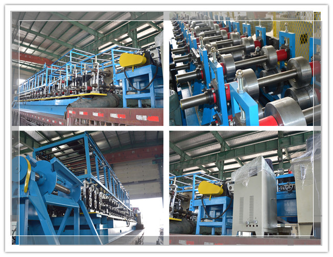 Metal SteelCable Ladder Manufacturing Machine With Cutting Cr12 Blade