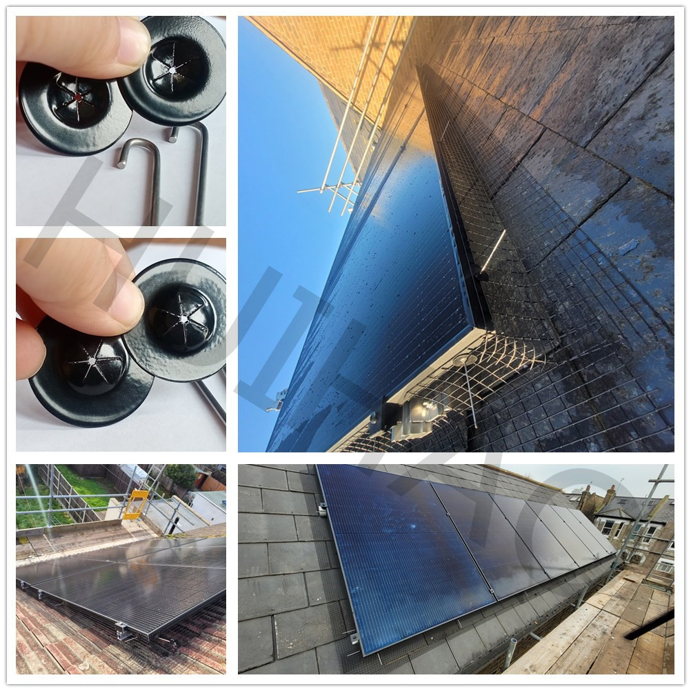 Stainless Steel Solar Panel Mesh Clips For Pest Control Service