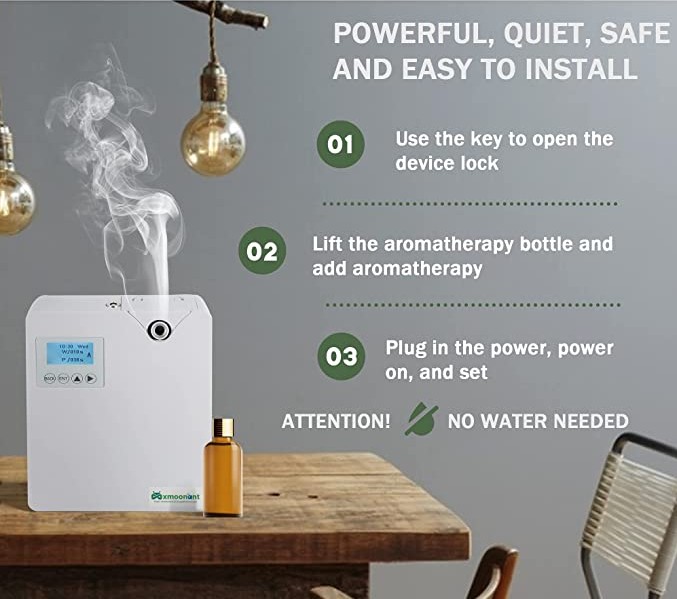 Smart Large Area Oil Fragrance WiFi Aroma Diffuser 300ml Auto Timer Function Fragrant Device for Hotel Home Nebulizer Atomizer