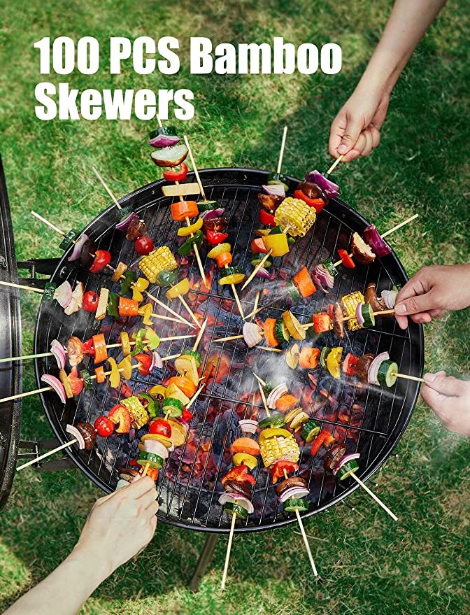 OCPO Kitchen BBQ Grill Supplies 16 Inch Men Women Stainless Steel BBQ Utensils