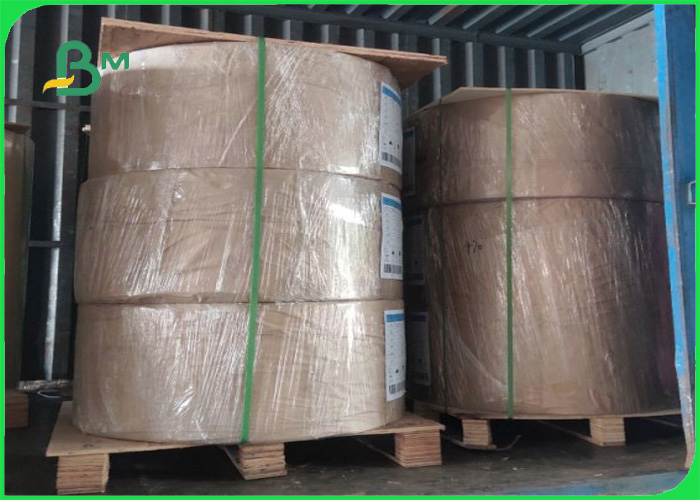 Food Grade 35 / 38gsm White Greaseproof Wapping Paper Printable Jumbo Roll