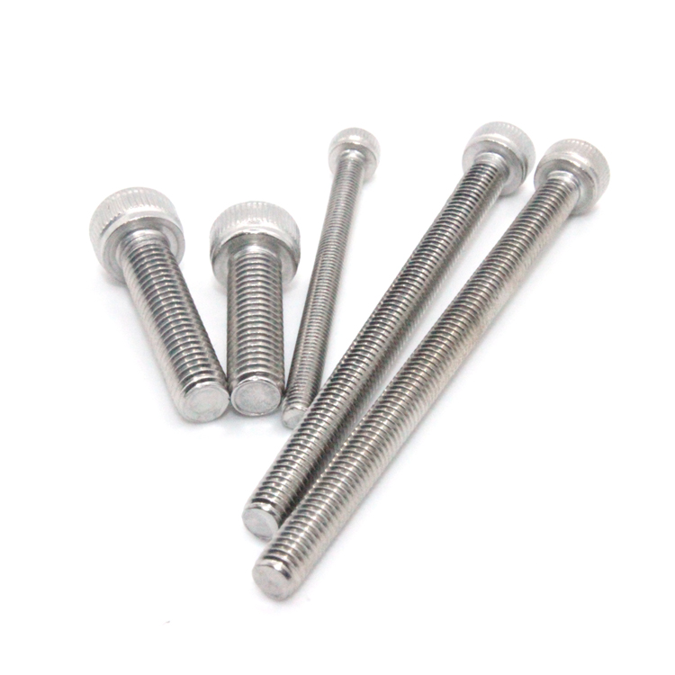 Metric Hex Socket Cap Screws SS304 Stainless Steel Din912 Zinc Carbon Steel M4 M5 M6 M8