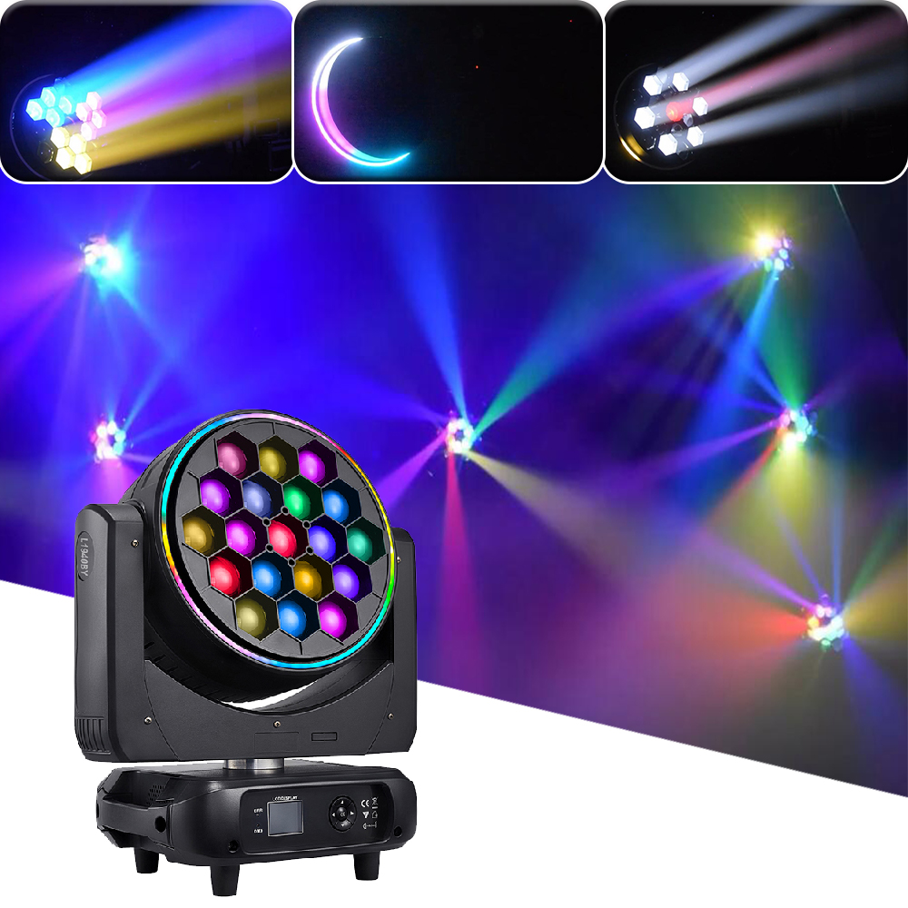 110-240V/50-60HZ 19*40w Moving Head Bee Eye Stage Light for Wedding DJ Bar Party Disco