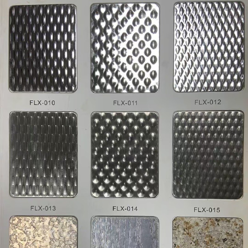 AISI304 Stainless Steel Sheet Embossed Finishing For Decoration SS Sheet 0.5 - 2.0mm