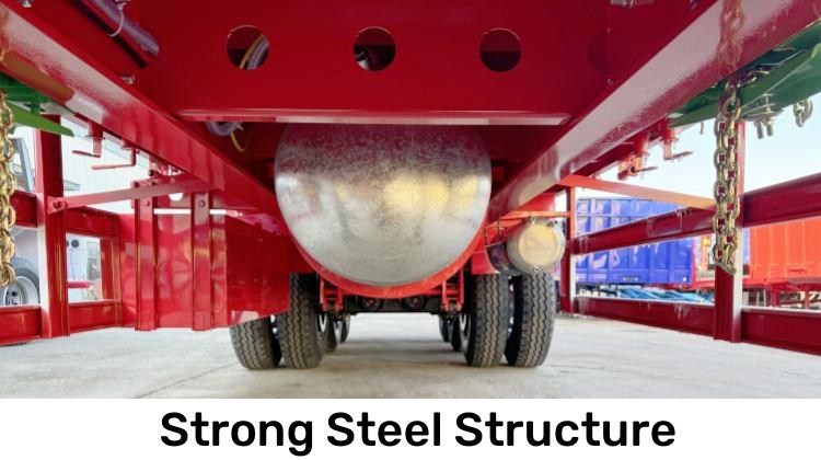 TITAN Tri Axle 60 Tons Drop Side Semi Trailer for Sale  Bulk Cargo Semi Trailer