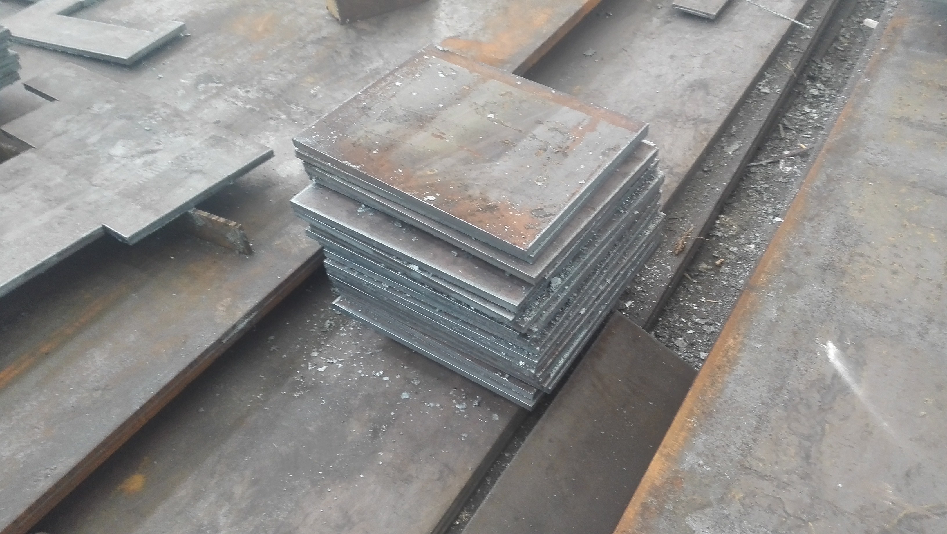 EN10025 S355J2+ N Hot Rolled Steel Plate Cutting to Various Shapes Cutting Processing Parts
