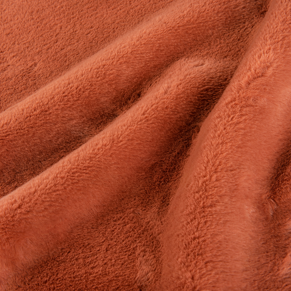 Weft Knitted Rabbit Fur Fabric for Comfortable and Fashionable Garments