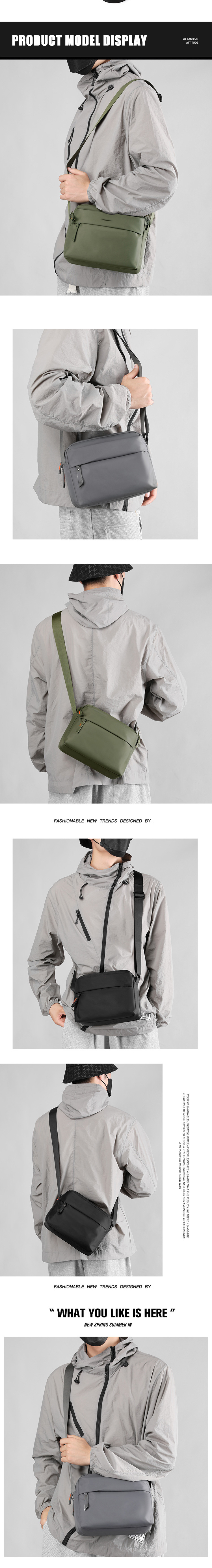 Men Travel Sport Sling Cross Body Chest Shoulder Bag Anti Theft