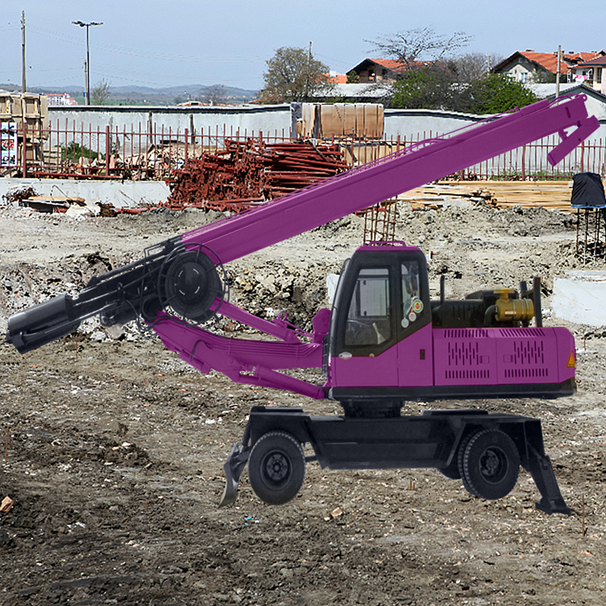 Rotary Drilling Rig Municipal Construction Pile Borehole Drilling Machine Hydraulic Drilling Rig