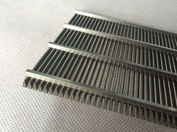 Flat Profile Acid Washing Wedge Wire Screen Panels Stainless Steel 304