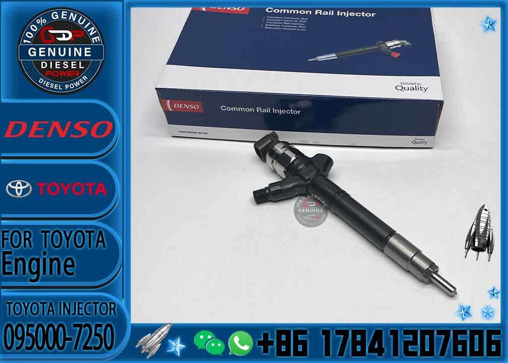 2AD-FTV Auto Engine Parts Injector 095000-7250 Diesel Fuel Nozzles Injector 095000 7250 0950007250 for Toyota Avensis