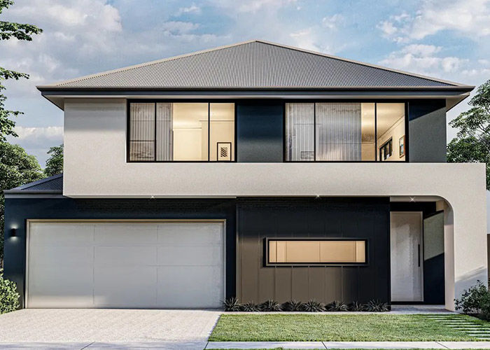 2 Storey Modern Steel Structure Prefab Villa Home Kits