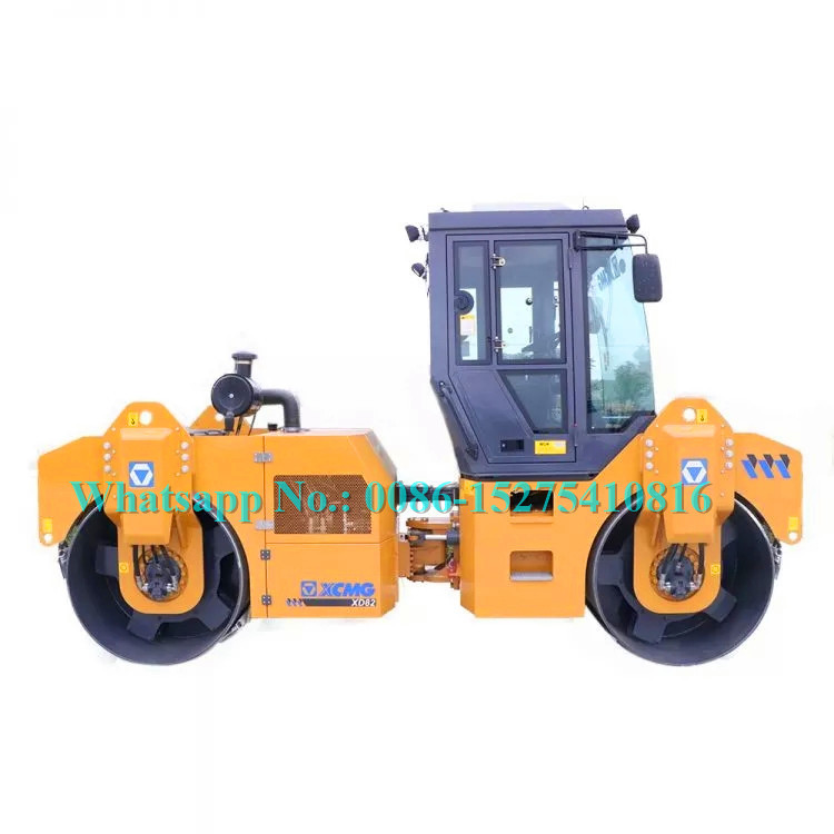 Tandem Road Construction Machinery Vibratory Road Roller 8000KG 1680mm Drum Width