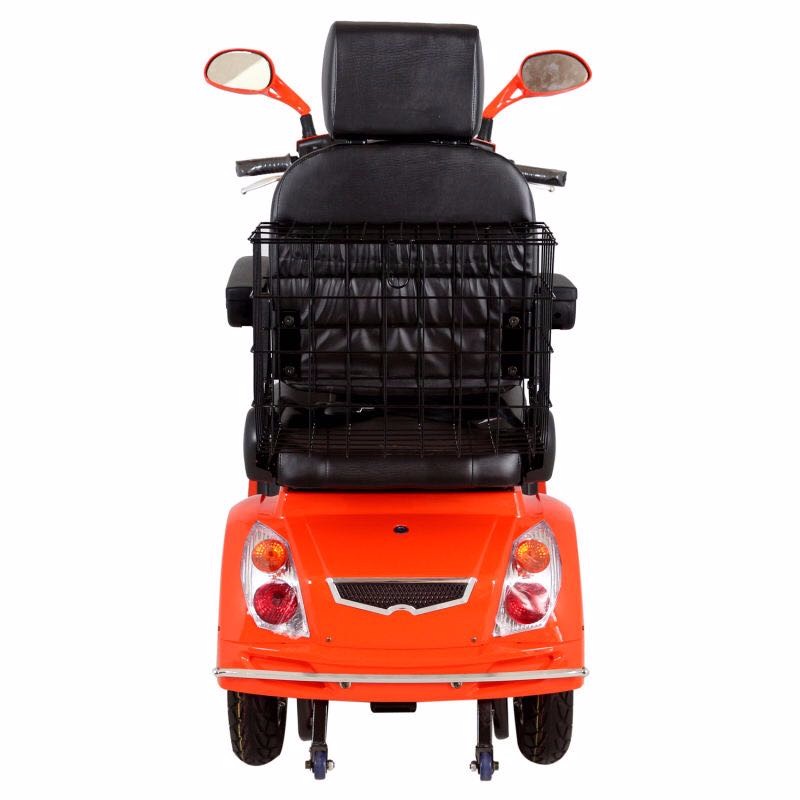 Brushless Gearless Motor 48V-60V 20AH 500W 4 Wheel Electric Mobility Scooter with Drum Brake