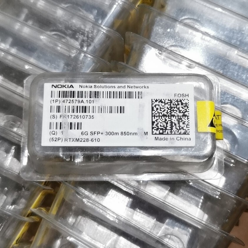 Original Nokia FOSH Optical SFP H 850nm 6G 300m MM 472579A Optical Module