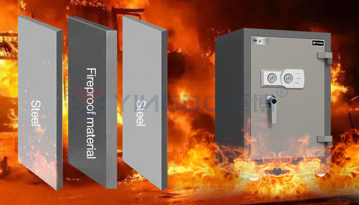 30-120 Mins money safe box fireproof waterproof Anti Theft Function