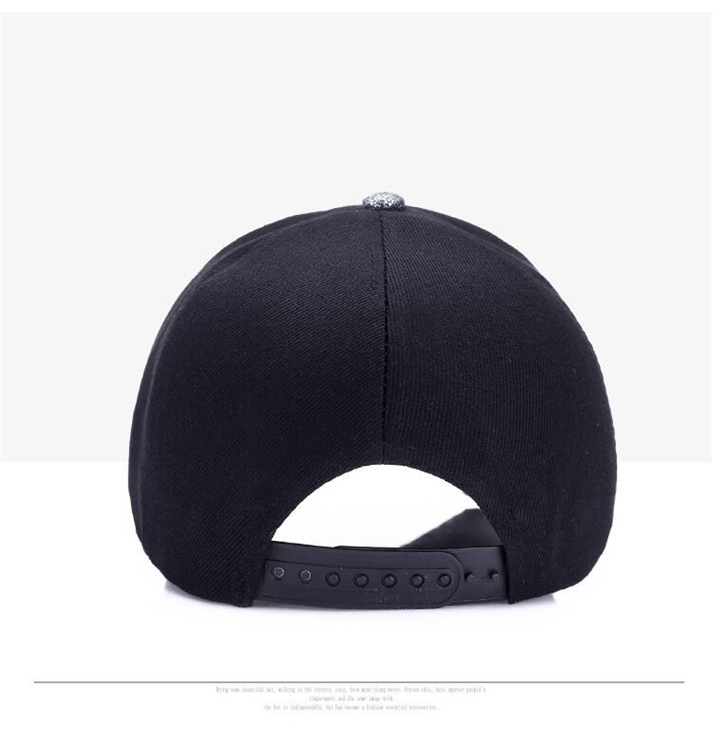 ACE brand High Quality Custom Logo 3D Embroidered Baseball Cap Hat with metal buckle