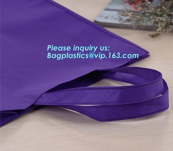 eco friendly non woven bag, Custom logo printed yellow non woven gift pouch drawstring non woven bag, BAGEASE, PAK, PKG