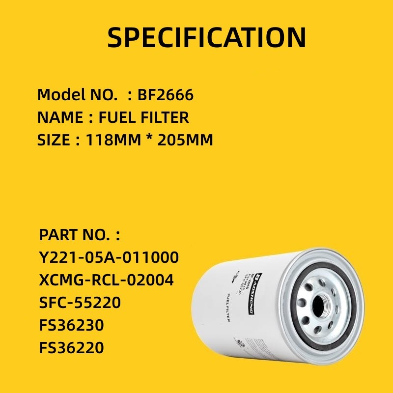 FS19816 SFC - 55220 Fuel Water Separator High Pressure Resistance For Liugong