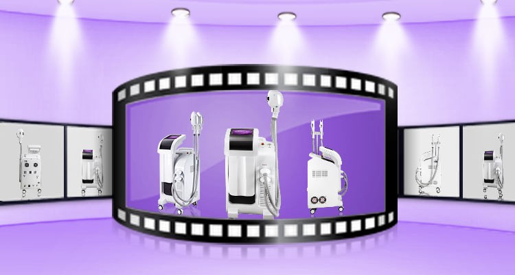 Pigment Reduction IPL RF Beauty Equipment 2500w Output Power 4 - 8mm YAG Spot Diameter