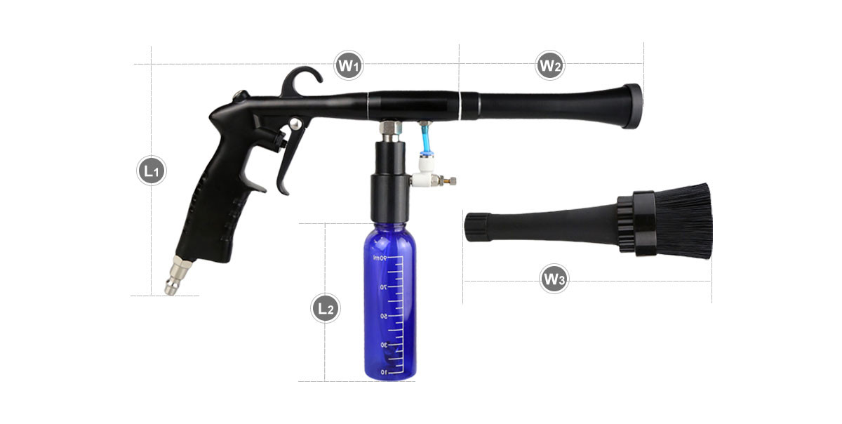 Tube Car Wash Cannon Car Pressure Washer With Foam Gun Casting Technology