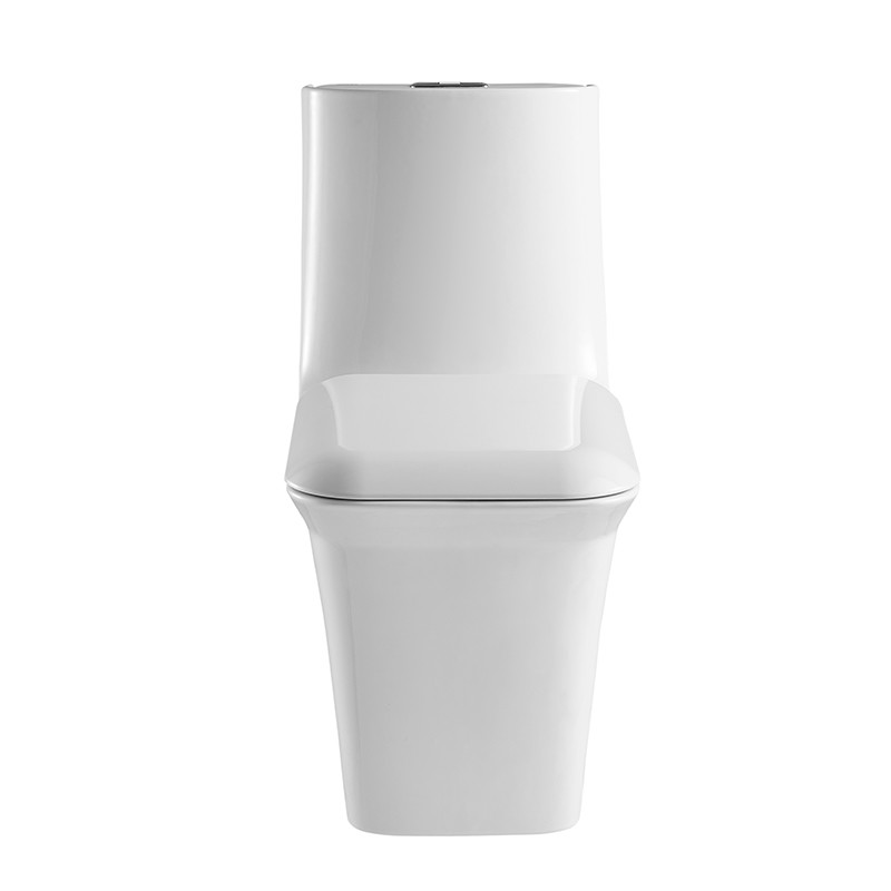 Round One Piece Toilets , S trap 300/400mm 1 Piece Water Closet