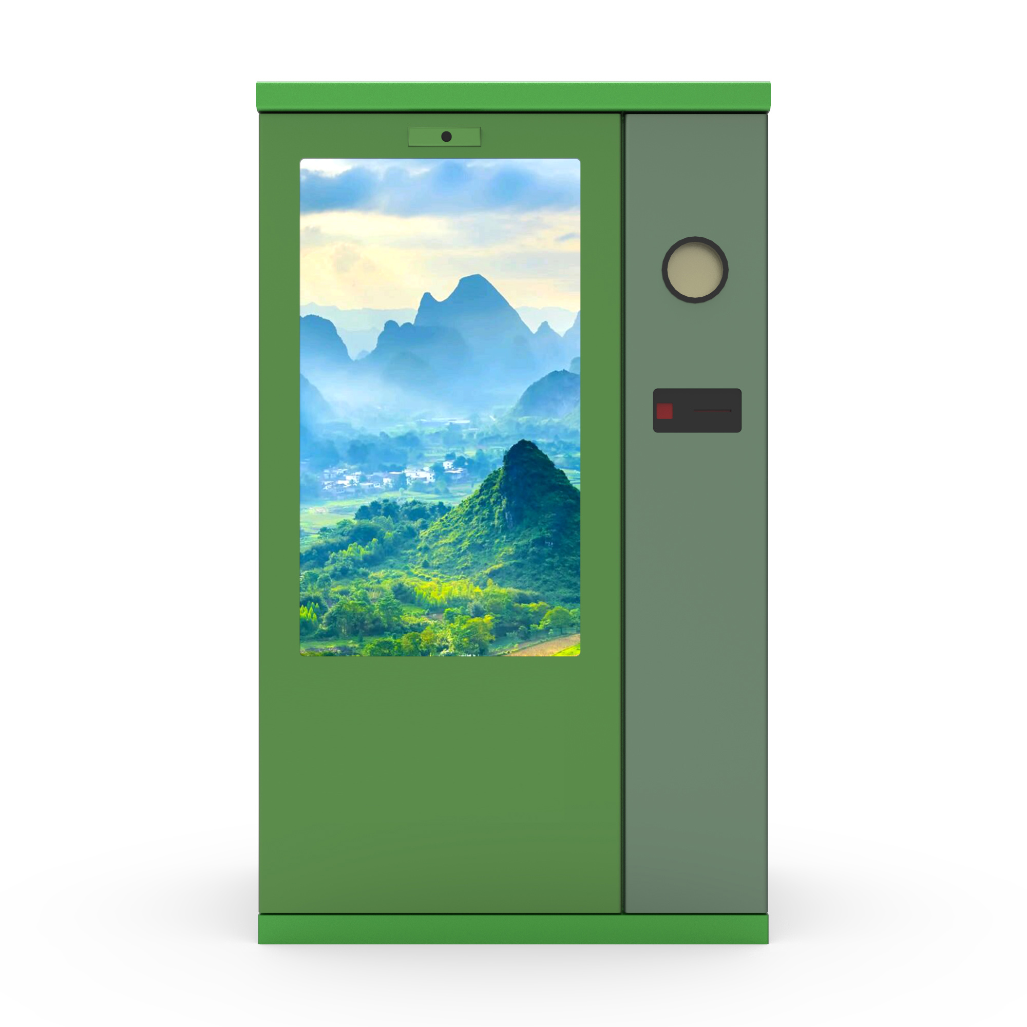 Commercial Supermarket Indoor Circle RVM 761 RVM Recycling Machines