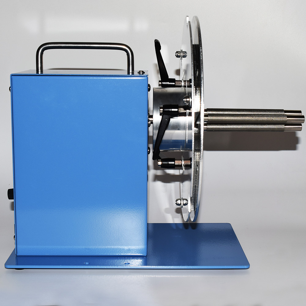 Automatic label rewinder barcode paper label paper self-adhesive paper clothing tag wash care label rewinder S-120