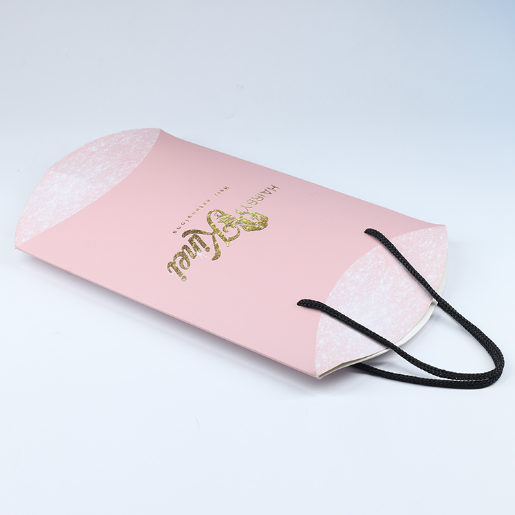 ODM Matte Ivory Cardboard Underwear Packaging Box With Handle