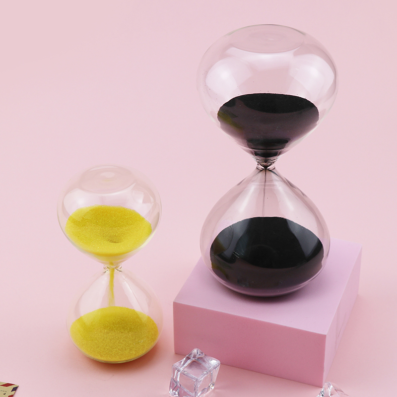 240 Minutes Hand Blown Glass Hourglass Sand Timer For Desktop Home Decor
