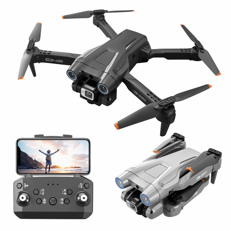 Hand Control I3 Pro Drone 4k HD Dual Camera Foldable Quadcopter with Optical Flow Positioning Maximum Flight Time 10-20min