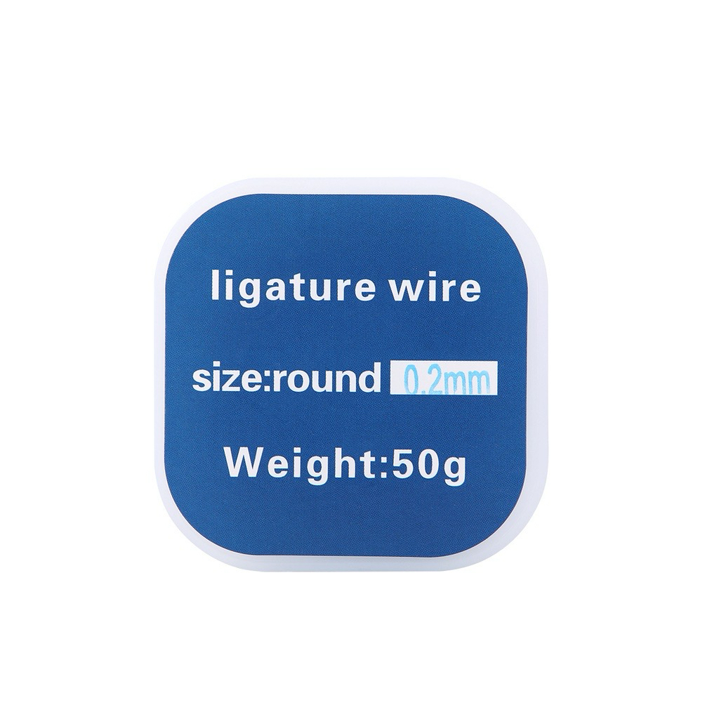 Class II Dental Surgical Orthodontic Ligature Wire 0.2mm 0.25mm 0.3mm Round Stainless Steel